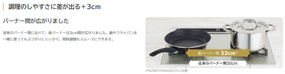 NORITZ ノーリツ  ビルトインコンロ　Fami ファミ（２口タイプ） N2WV8RWTP2SI
