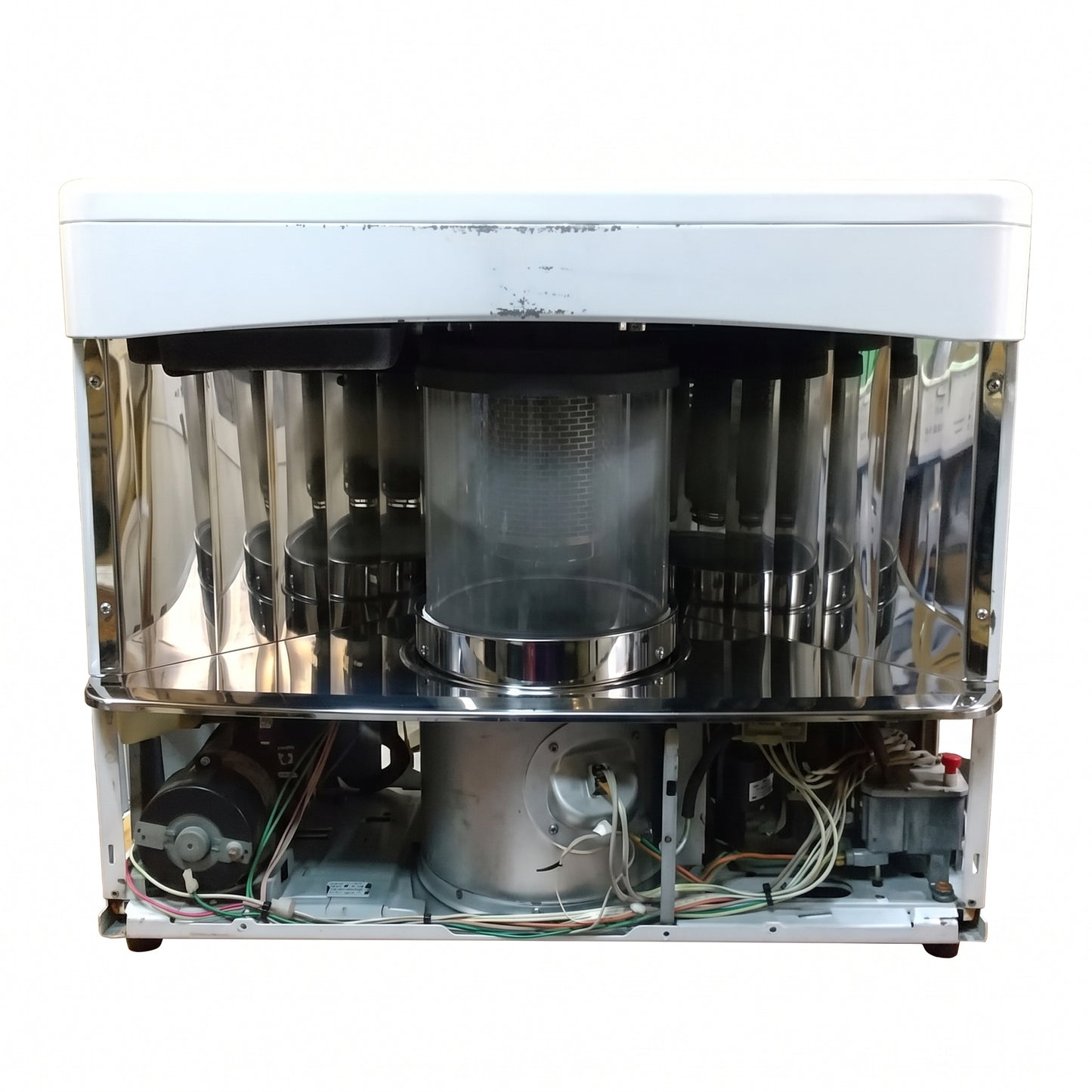 石油ストーブ分解整備（FF式小型・暖房出力5.6kW以下・円筒ガラスタイプ）