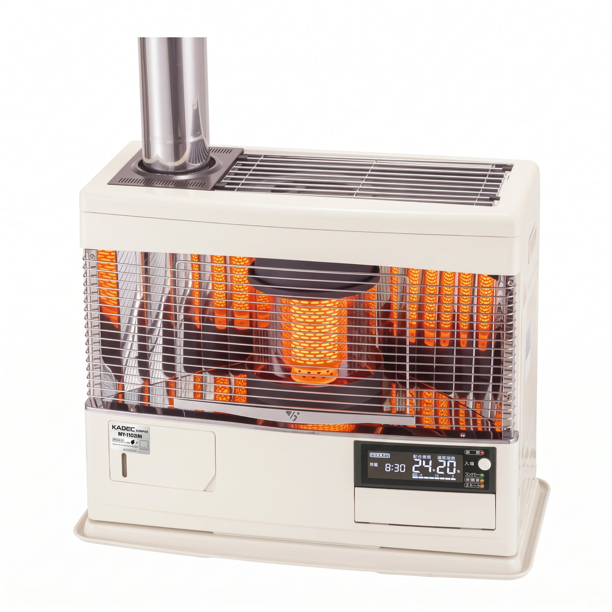 CHOFU 長府 煙突式床暖石油ストーブ UFH-7732UKCF(W) ホワイト 2026年モデル